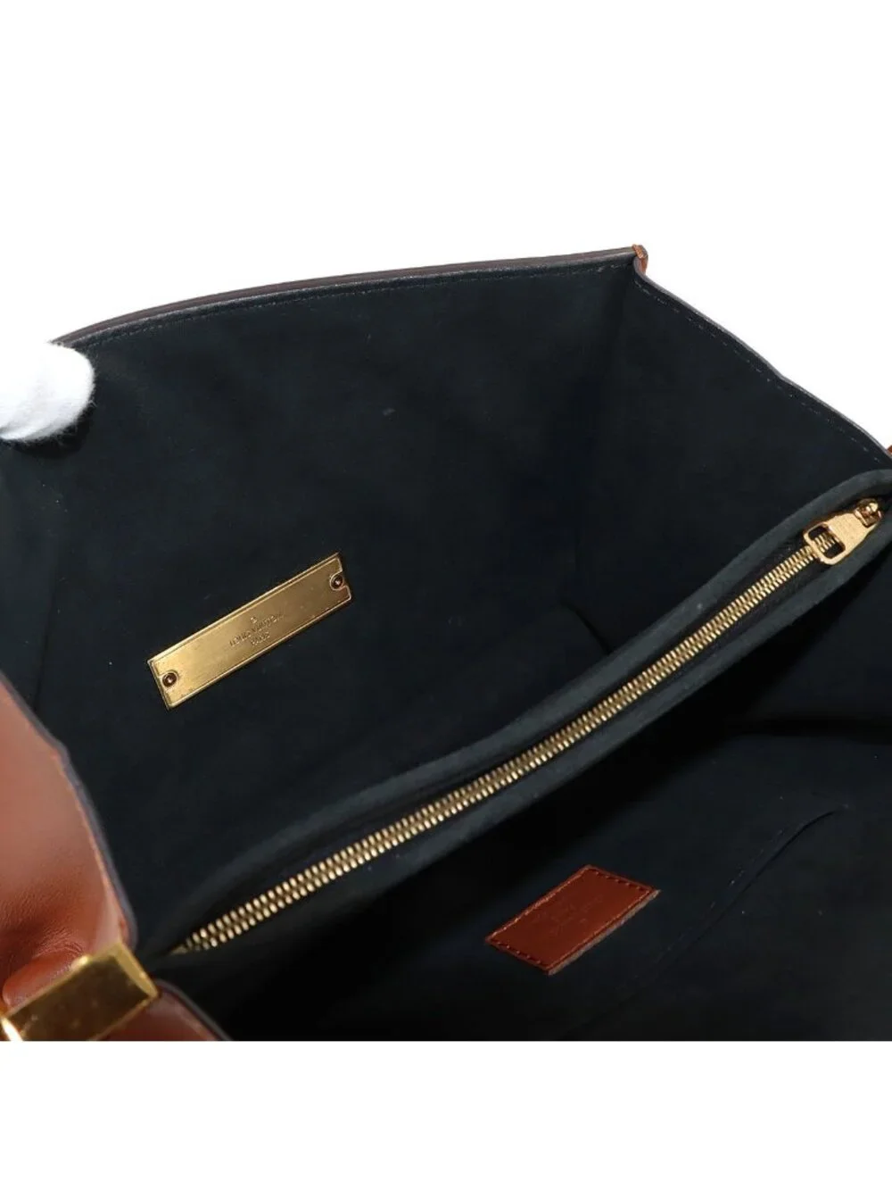 Louis Vuitton Monogram Reverse Dauphine MM Shoulder Bag Brown